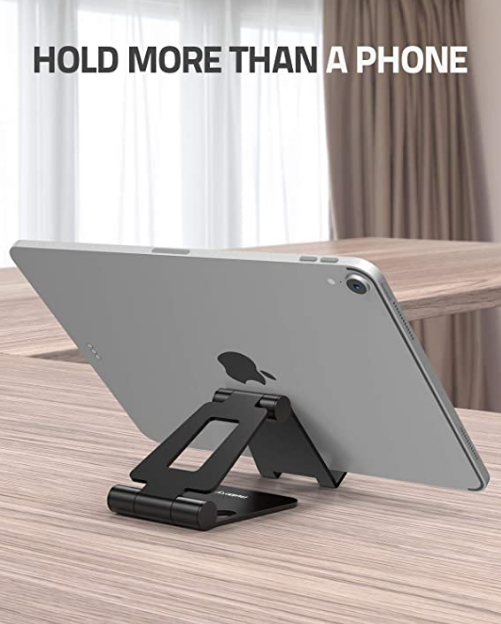 Nulaxy A4 Cell Phone Stand, Fully Foldable, Adjustable Desktop Phone Holder Crad...